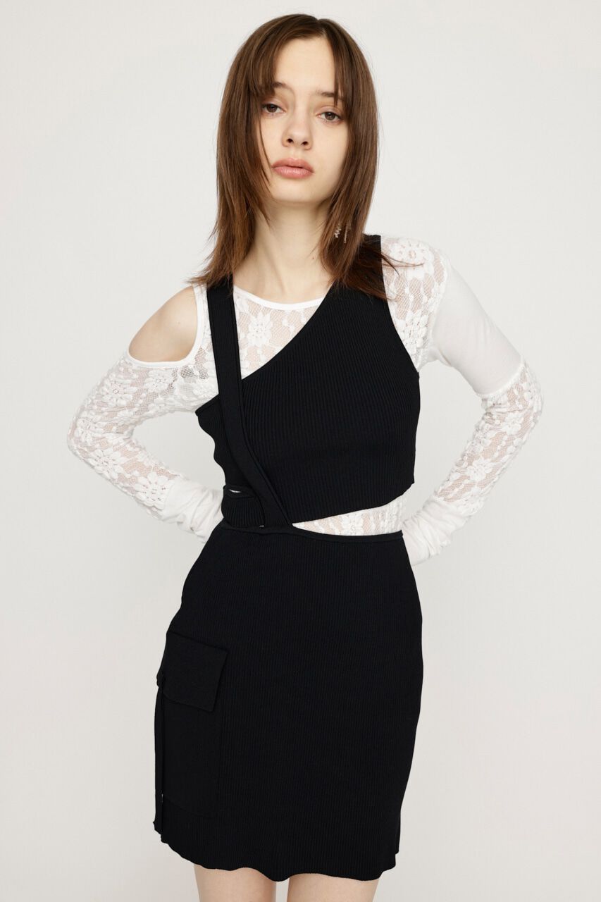 SLY「HOLE LACE トップス」|Tシャツ・カットソー|