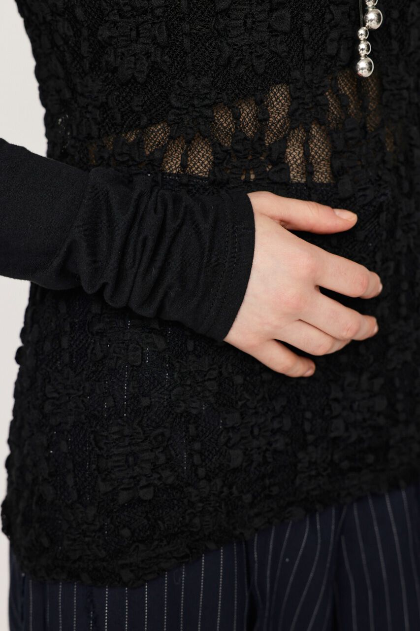 SLY「HOLE LACE トップス」|Tシャツ・カットソー|