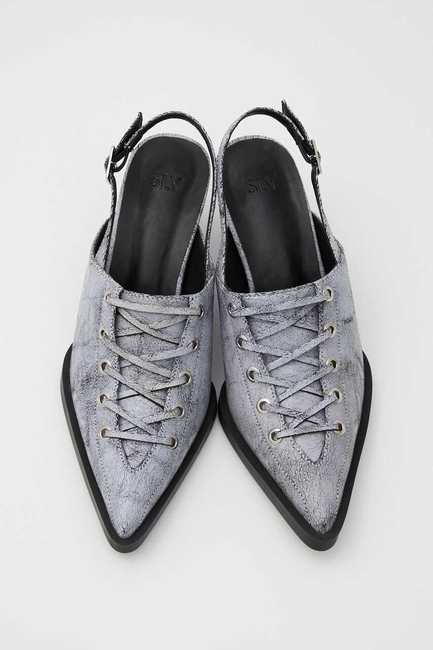 SLY「LACE UP ミュール」|サンダル|