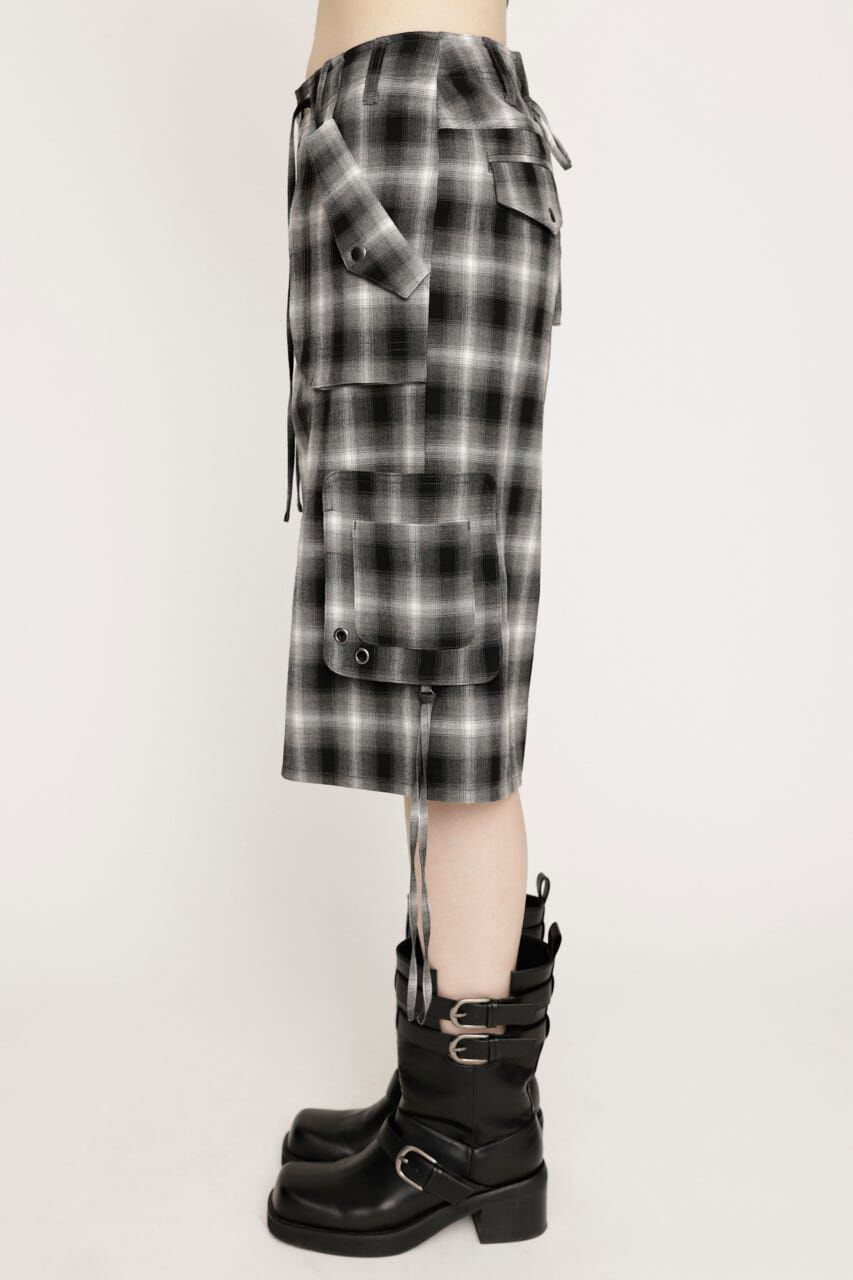 SLY「DAMAGE LACE CHECK MIDDLE パンツ」|その他|