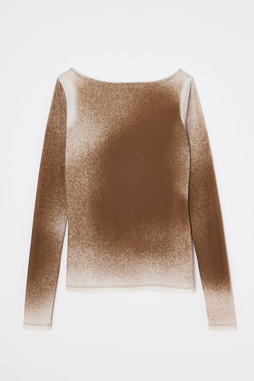 SLY「FADE VELOURS B／N トップス」|Tシャツ・カットソー|