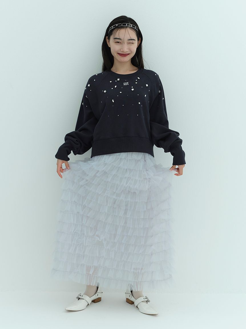 FURFUR「【WEB限定カラー】ダブルストラップバブーシュ」|パンプス|