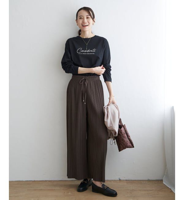 ikka「ロゴフォトプリントロンＴ」|Tシャツ・カットソー|
