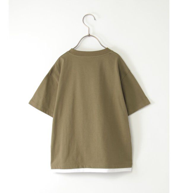 ikka kids「裾レイヤープリントアソートTシャツ（120~160cm）」|Tシャツ・カットソー|