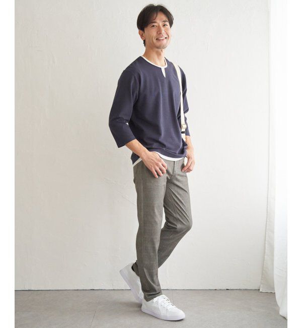 ikka「GOKU楽パンツ EASY STRETCHチェック5P」|その他|