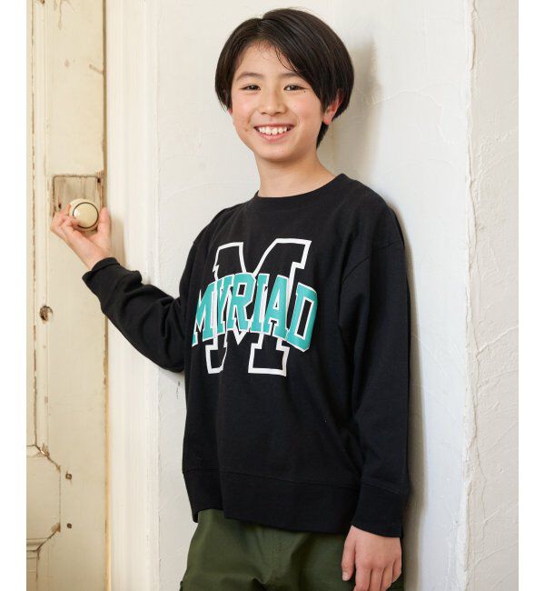 ikka kids「アツテンジクハッポウロゴＴトレ」|Tシャツ・カットソー|