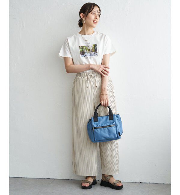 ikka「冷感ロゴフォトプリントTシャツ」|Tシャツ・カットソー|