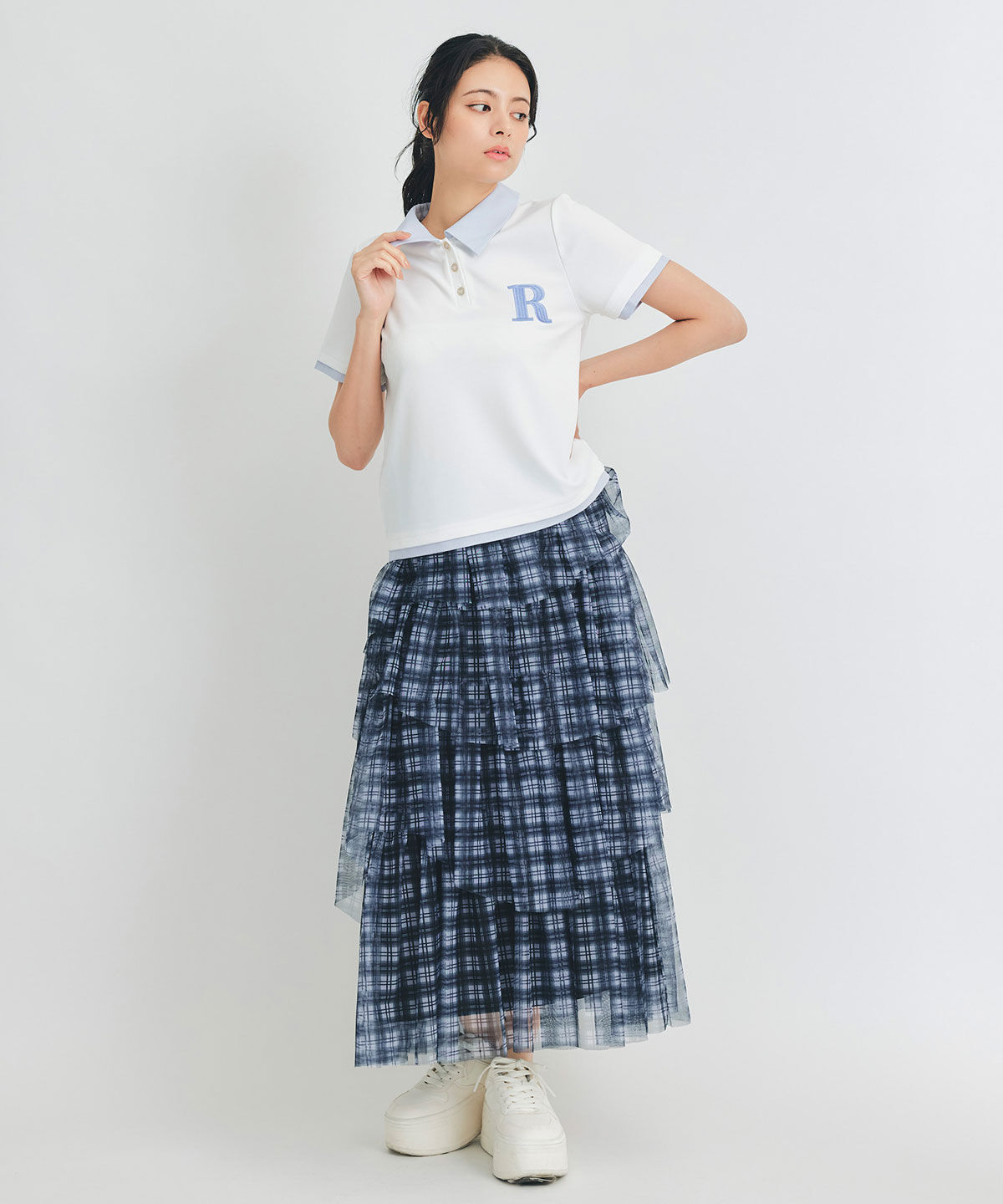 REDYAZEL「RポロレイヤードTシャツ」|Tシャツ・カットソー|