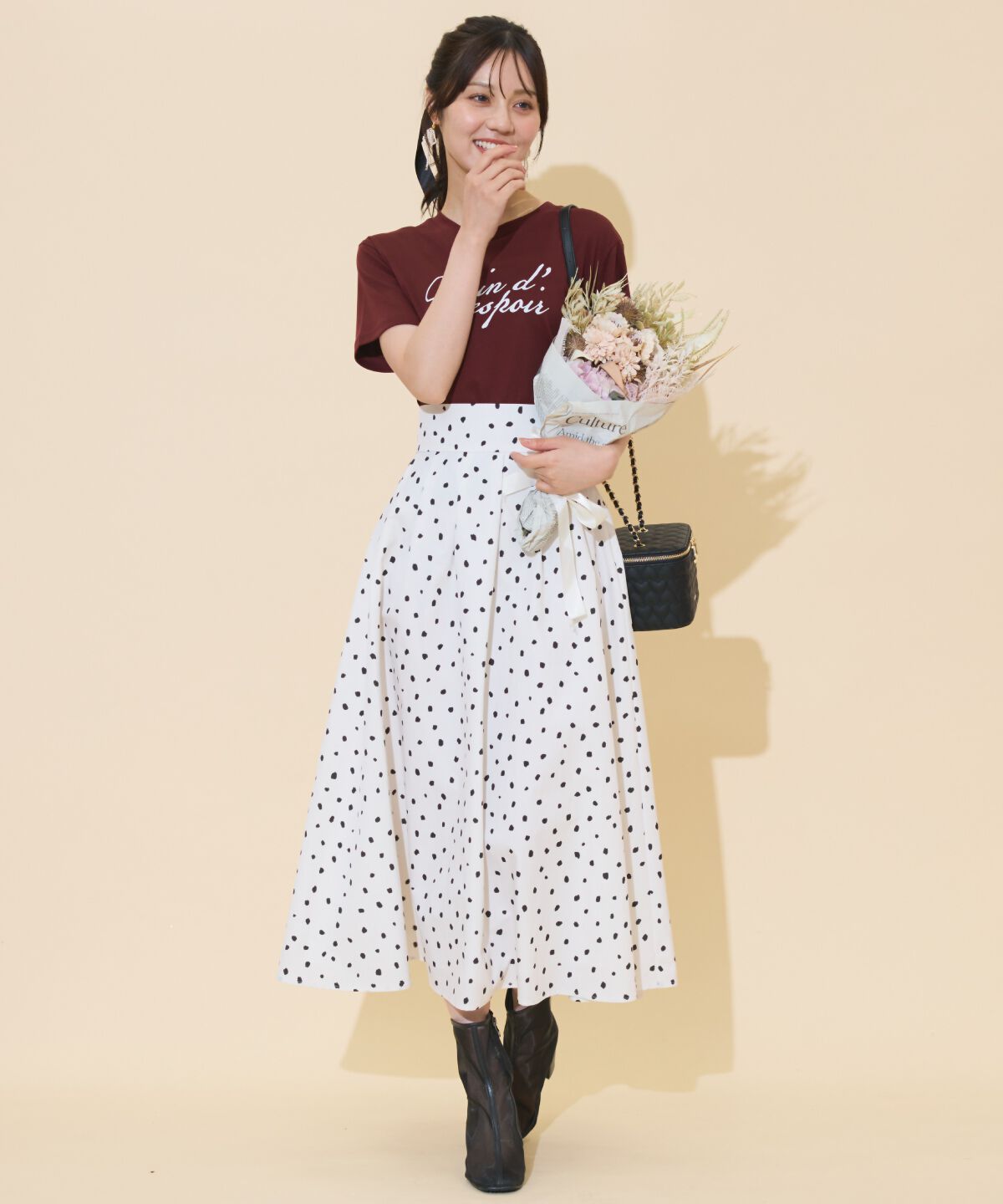 WILLSELECTION「ドロップショルダーロゴTシャツ」|Tシャツ・カットソー|