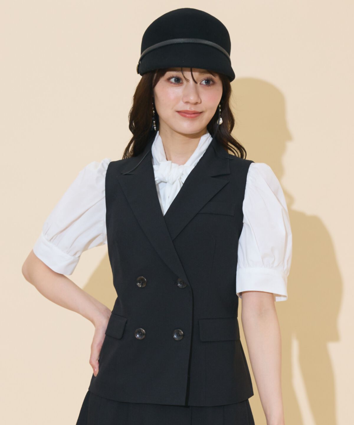 WILLSELECTION「ダブルボタンショートジレ」|その他|