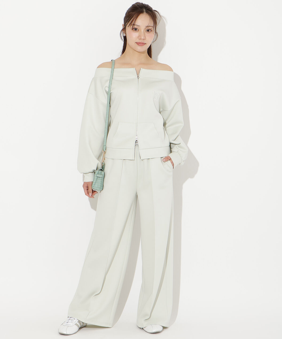 WILLSELECTION「ダブルZIPオフショルスウェットトップス」|その他|