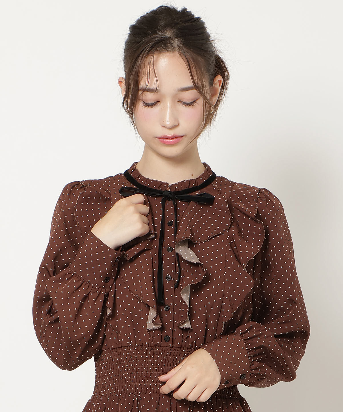 WILLSELECTION「ラッフルフリルティアードワンピース」|ワンピース|