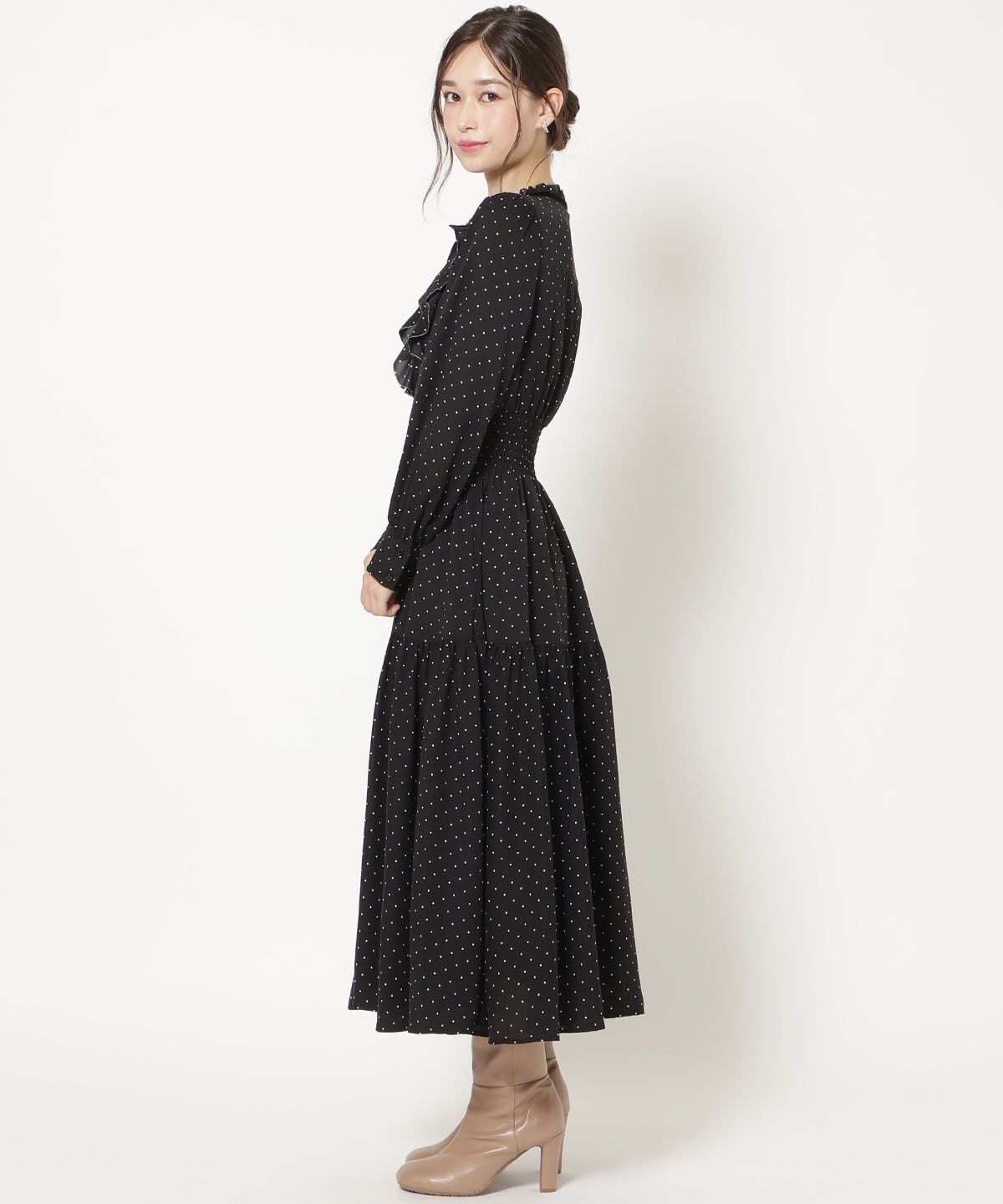 WILLSELECTION「ラッフルフリルティアードワンピース」|ワンピース|