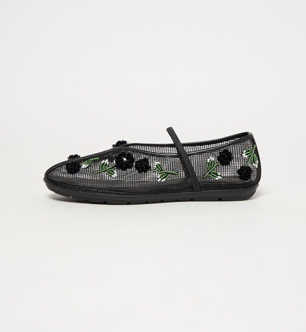 SY UNITED ARROWS「＜SY＞ フラワーメッシュチャイナ フラット20&uarr;」|パンプス|その他1