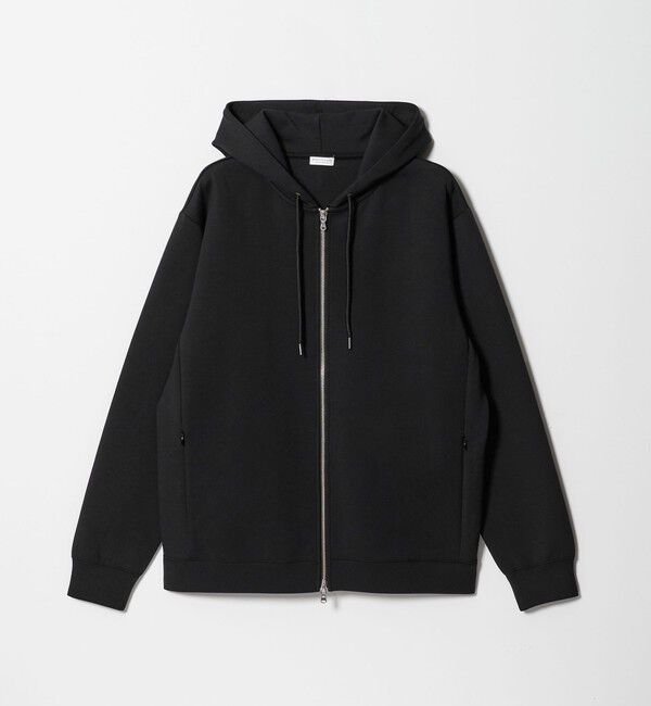 BEAUTY&YOUTH UNITED ARROWS「【WEB限定 WARDROBE SMART】ダブルニット ジップパーカー/セットアップ対応【抗菌・防臭】」|パーカー|