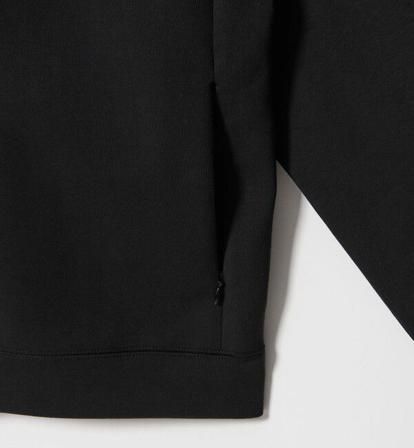 BEAUTY&YOUTH UNITED ARROWS「【WEB限定 WARDROBE SMART】ダブルニット ジップパーカー/セットアップ対応【抗菌・防臭】」|パーカー|