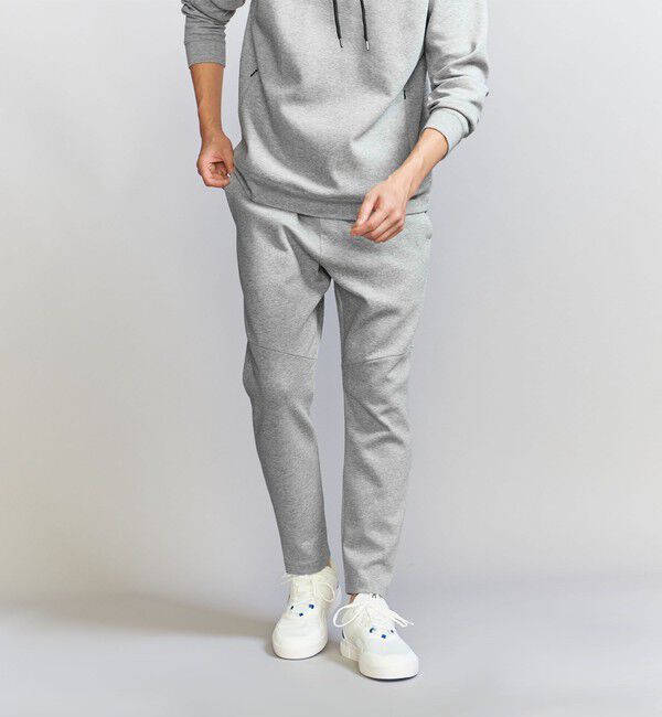 BEAUTY&YOUTH UNITED ARROWS「【WEB限定 WARDROBE SMART】ダブルニット イージーパンツ/セットアップ対応【抗菌・防臭】」|チノ|