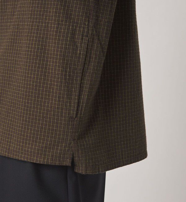 STEVEN ALAN「＜Steven Alan＞ コットンビエラ チェック ジップ プルオーバー」|その他|
