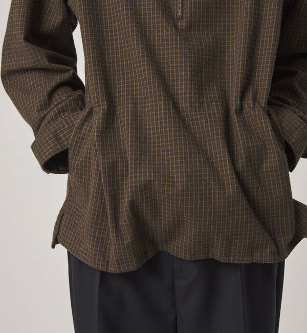 STEVEN ALAN「＜Steven Alan＞ コットンビエラ チェック ジップ プルオーバー」|その他|