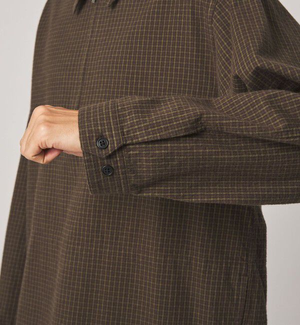 STEVEN ALAN「＜Steven Alan＞ コットンビエラ チェック ジップ プルオーバー」|その他|