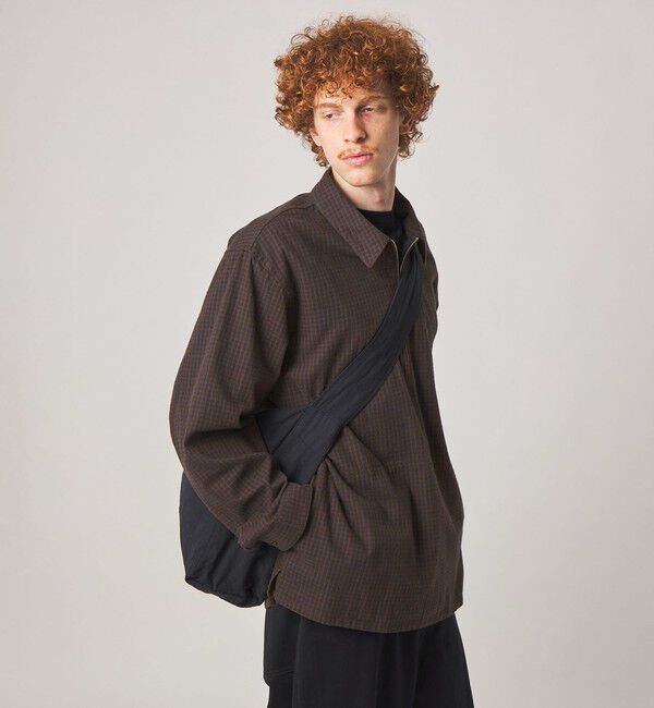 STEVEN ALAN「＜Steven Alan＞ コットンビエラ チェック ジップ プルオーバー」|その他|