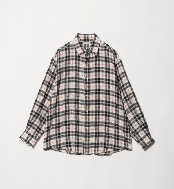 BEAUTY&YOUTH UNITED ARROWS「ウールブレンド チェック レギュラー シャツ GRANDE型」|シャツ・ブラウス|