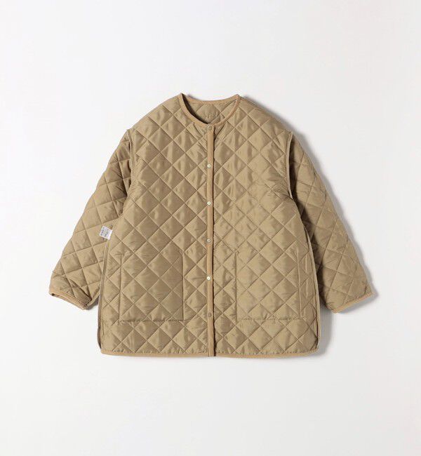 SHIPS any「Traditional Weatherwear: ARKLEY キルティング ミドル ノーカラー コート」|ノーカラーコート|