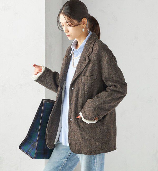 SHIPS for women「【SHIPS別注】Jane smith:ブリティッシュ ウール ジャケット」|テーラードジャケット|