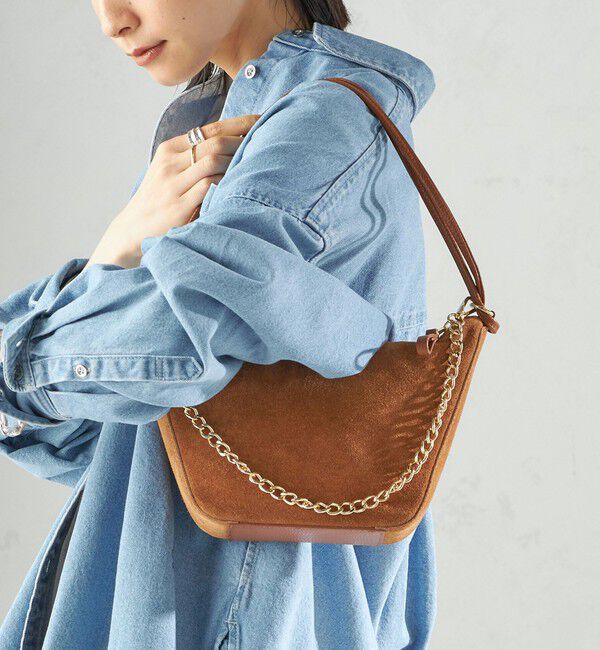 SHIPS for women「AULENTTI: 3WAY チェーン バッグ」|ショルダー・メッセンジャー|