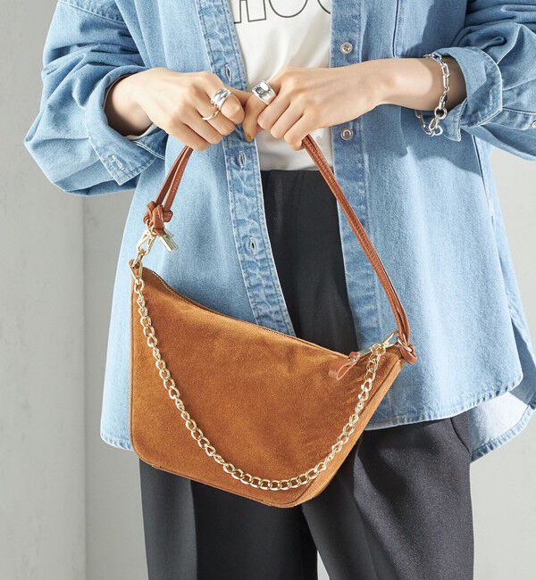 SHIPS for women「AULENTTI: 3WAY チェーン バッグ」|ショルダー・メッセンジャー|
