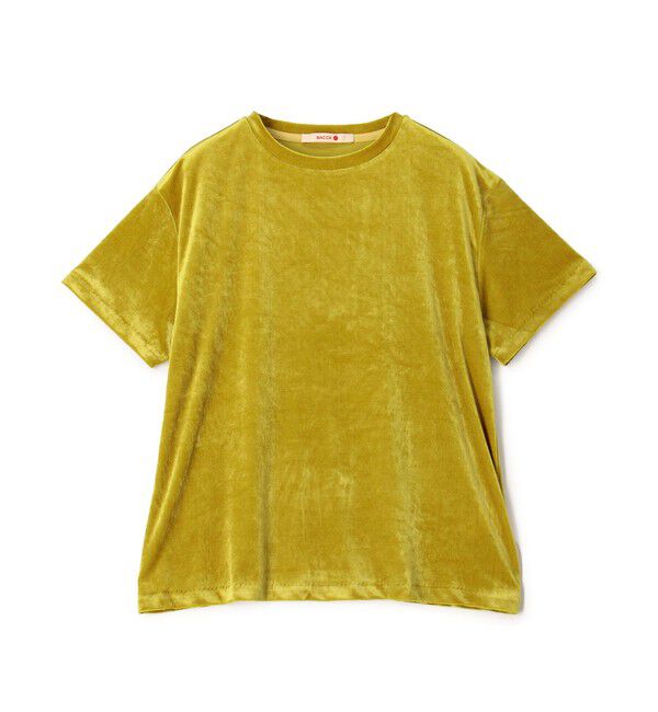 BACCA「inner piece ベロアジャージーTシャツ」|Tシャツ・カットソー|25 イエロー