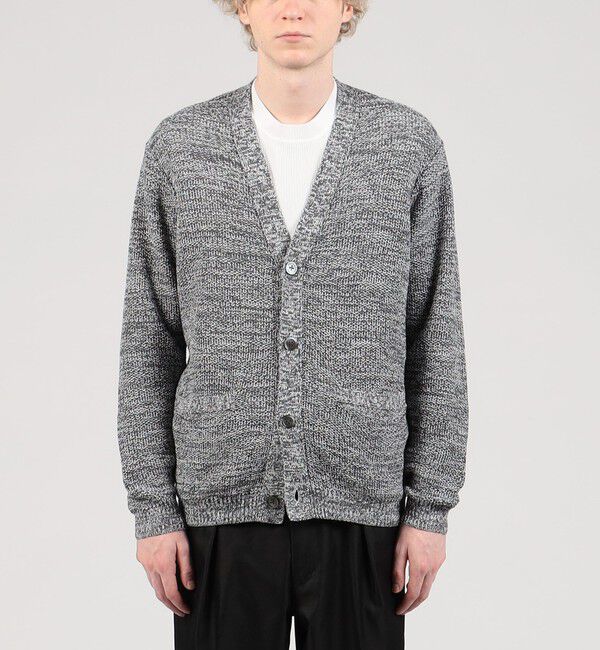 TOMORROWLAND MENS「TOMORROWLAND tricot ギマコットンリネン Vネックカーディガン」|カーディガン|