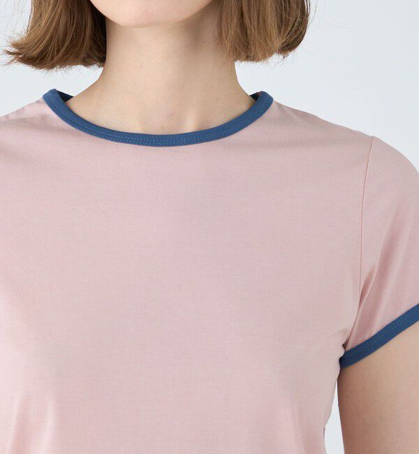 MACPHEE「コットンジャージー トリムTシャツ」|Tシャツ・カットソー|