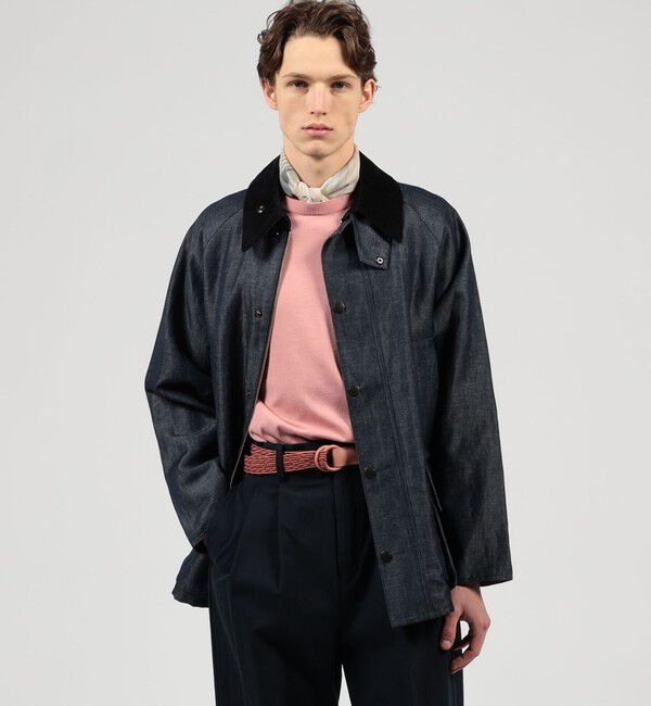 TOMORROWLAND MENS「【別注】Barbour Classic BEDALE ウールリネン ブルゾン DORMEUIL」|ブルゾン・スタジャン|