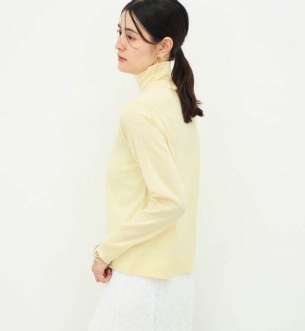 NOLLEY'S sophi「【新色追加】【一部WEB限定カラー】《抗ピンリング/手洗い可能》ウール100 18Ｇハイネックプルオーバー」|ニット・セーター|