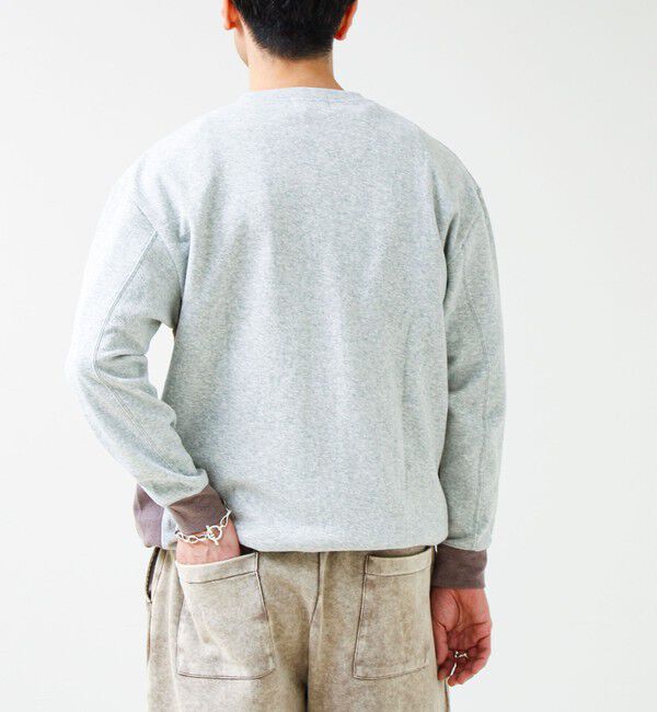 GLOSTER「【一枚でサマになる】ブークレ配色ラインプルオーバー」|Tシャツ・カットソー|