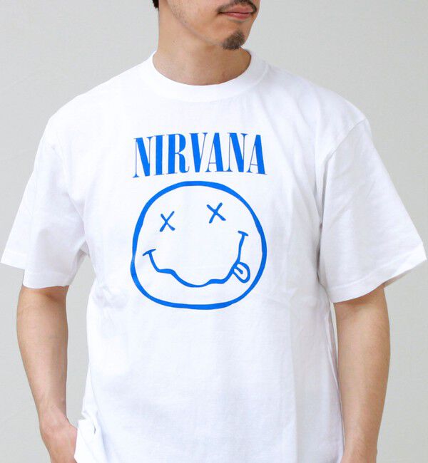 GLOSTER「【GOOD ROCK SPEED】NIRVANA / ニルヴァーナ グラフィックTシャツ」|Tシャツ・カットソー|