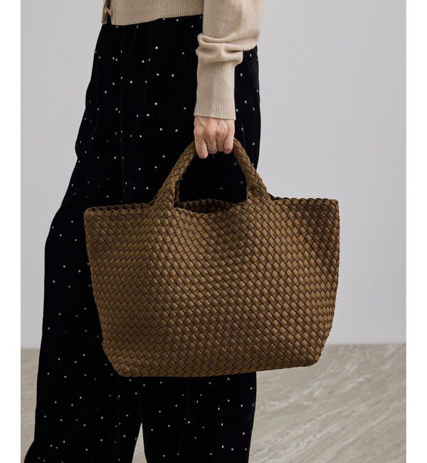 SALON adam et rope'「【NAGHEDI（ナゲディ）】ST BARTHS medium TOTE(core)」|トートバッグ|キャメル(25)