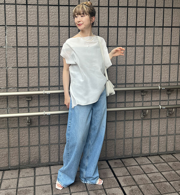 Rouge vif「アシメトリースリーブブラウス」|シャツ・ブラウス|