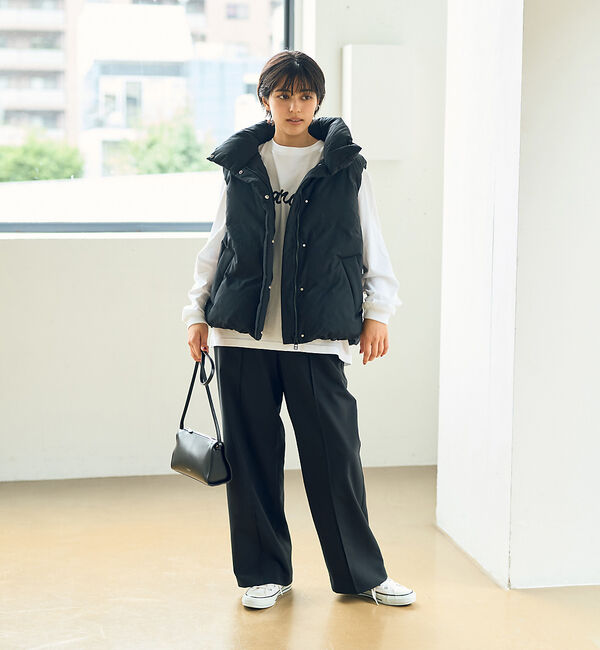 Rouge vif「ウールライクイージーストレートパンツ」|その他|
