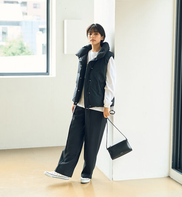Rouge vif「ウールライクイージーストレートパンツ」|その他|