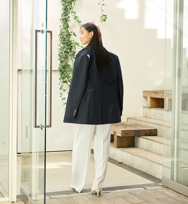 Rouge vif「【セットアップ対応】ビッグシルエットシングルジャケット」|テーラードジャケット|