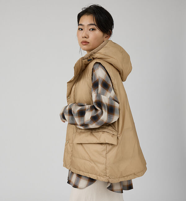 Rouge vif「オンブレーチェックオーバーシャツ」|シャツ・ブラウス|
