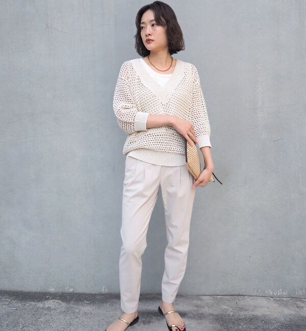qualite「【25SS】2WAYストレッチタックパンツ」|その他|