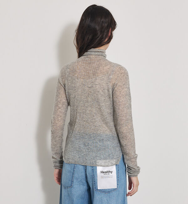 qualite「【冬の主役レイヤード】ウールカシミアシアータートルニット」|ニット・セーター|