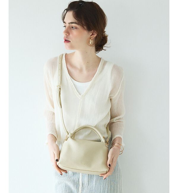 LOWELL things「【再入荷/新色追加】Muget/ダブルハンドルミニショルダーBAG【予約】」|ショルダー・メッセンジャー|