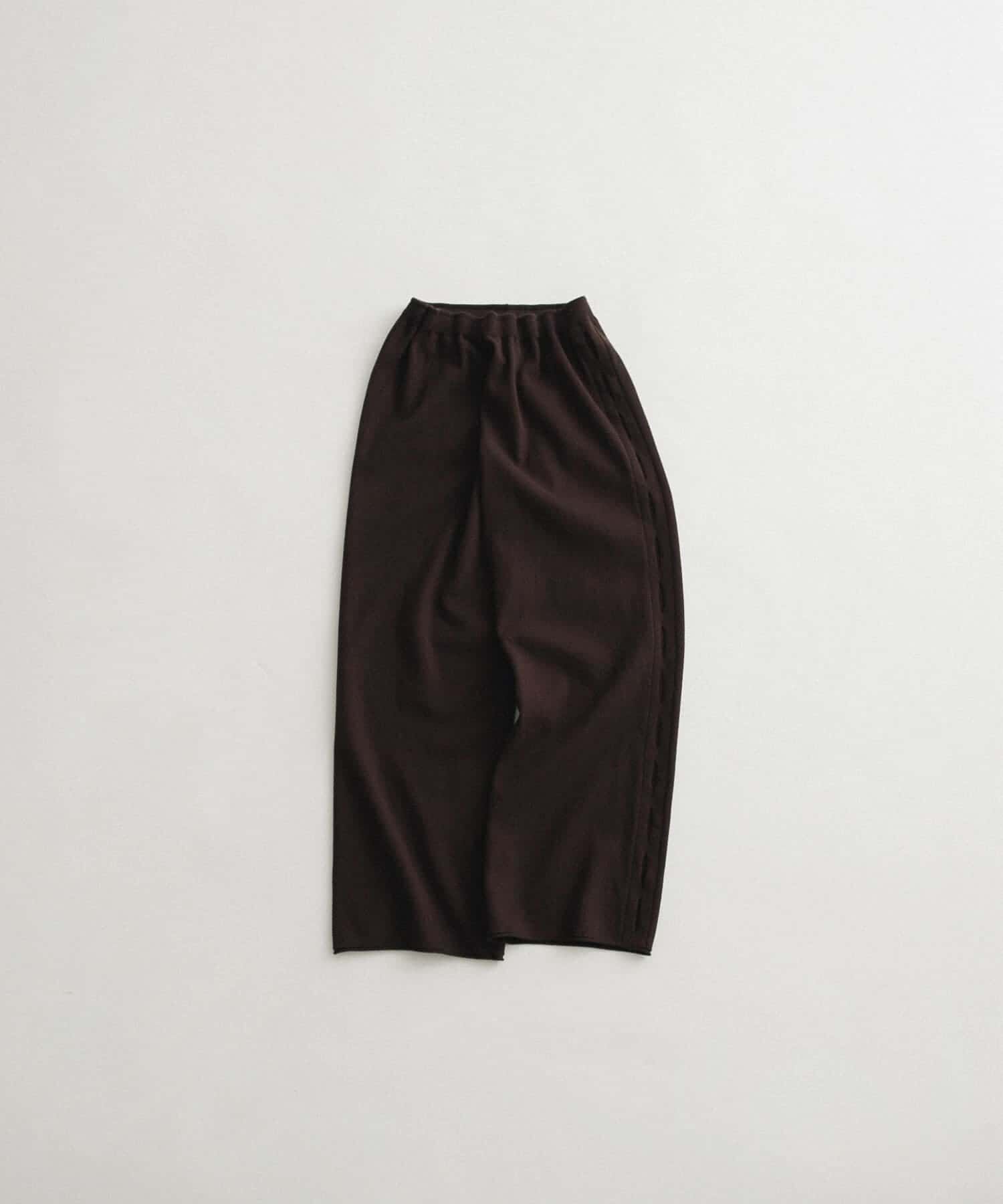 LAATO「sweat style knit pants」|その他|ブラウン
