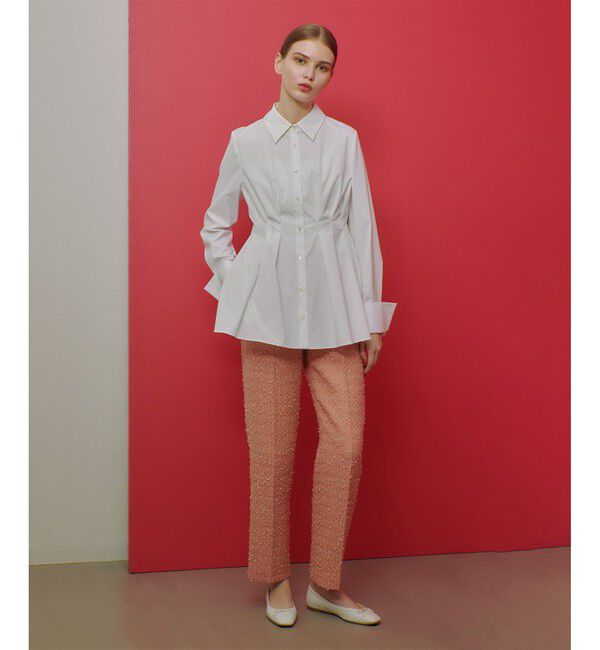 LOULOU WILLOUGHBY「【LOULOU WILLOUGHBY】タックシェイプシャツ」|シャツ・ブラウス|