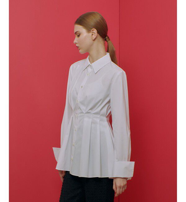 LOULOU WILLOUGHBY「【LOULOU WILLOUGHBY】タックシェイプシャツ」|シャツ・ブラウス|