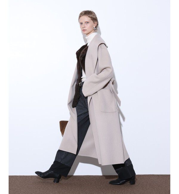 allureville「◇カシミヤ混リバーショールコート」|ダッフルコート|